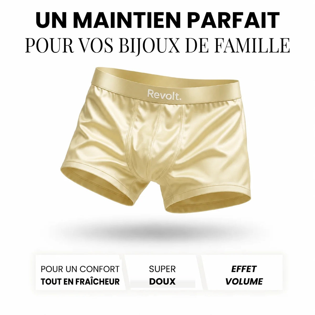 Boxer en soie Revolt | Confort premium & durable